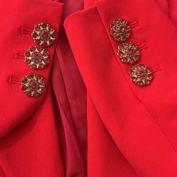 L'Agence Jeweled Jen Jeweled Cropped Blazer - Picture 10 of 11